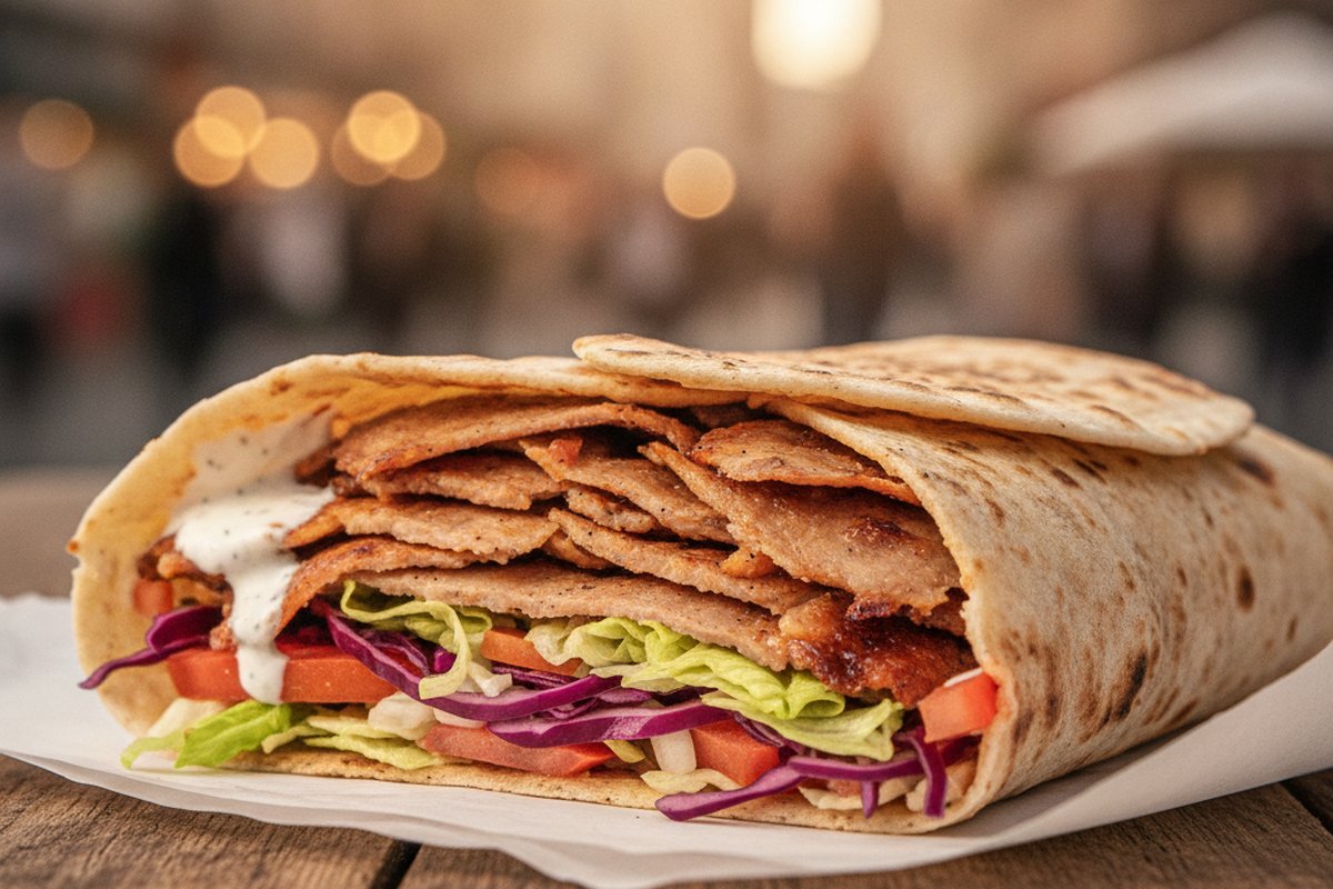 Un kebab appétissant en photo, c'est ce qui fait cliquer