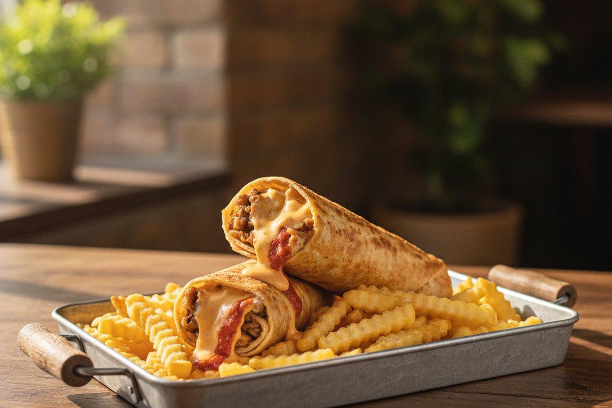 Un tacos gourmand en photo, et le panier grimpe
