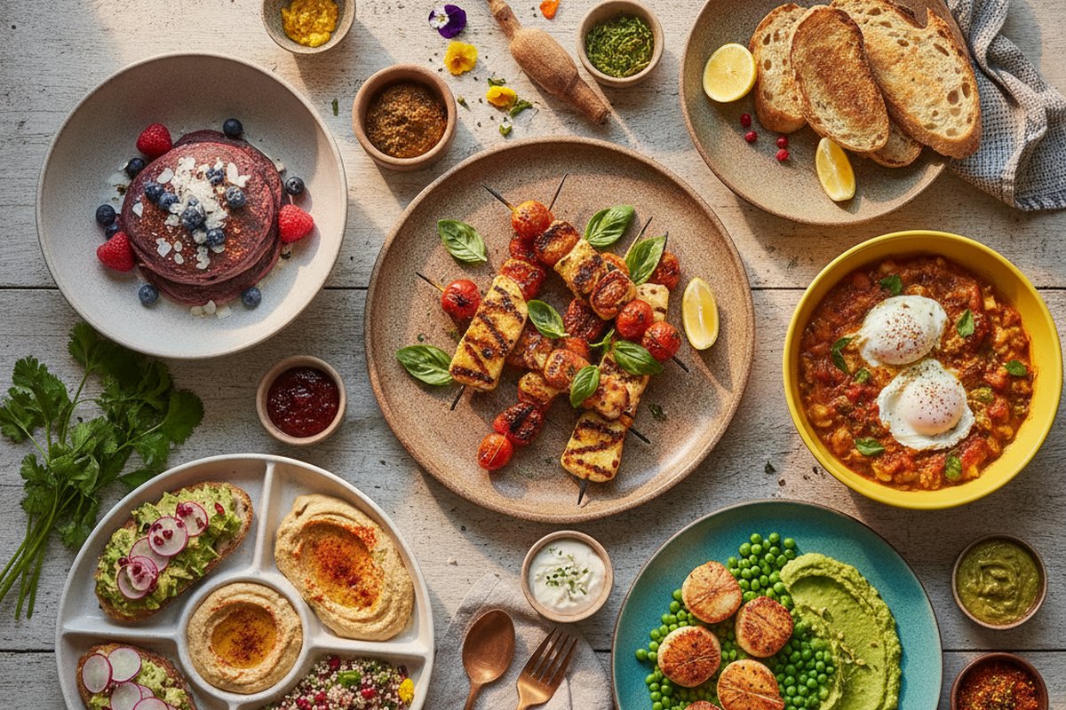 Un menu qui donne envie, plat après plat