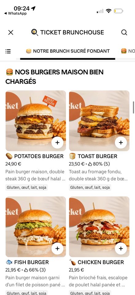 Carte restaurant optimisée sur Uber Eats, n°8