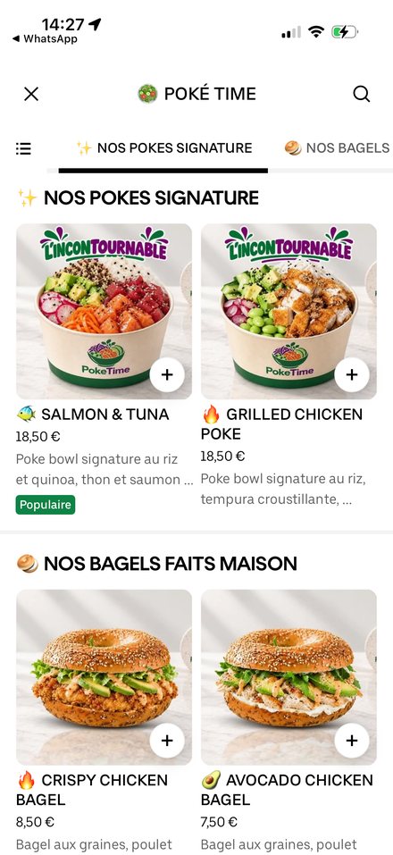 Carte restaurant optimisée sur Uber Eats, n°16