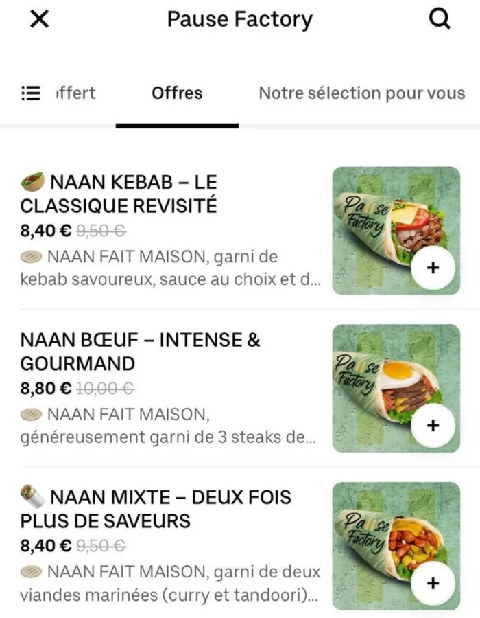 Profil Uber Eats apres optimisation ExpertPlace