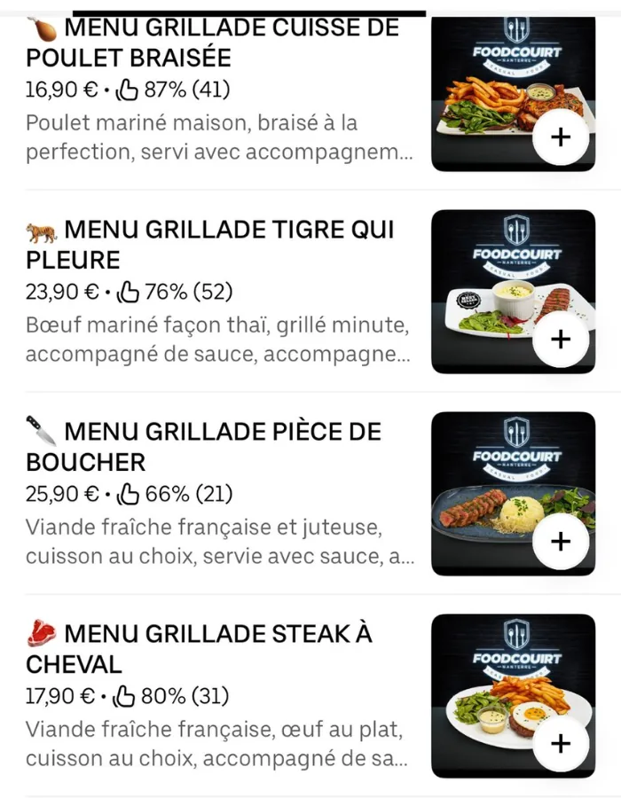Menu Premium 13