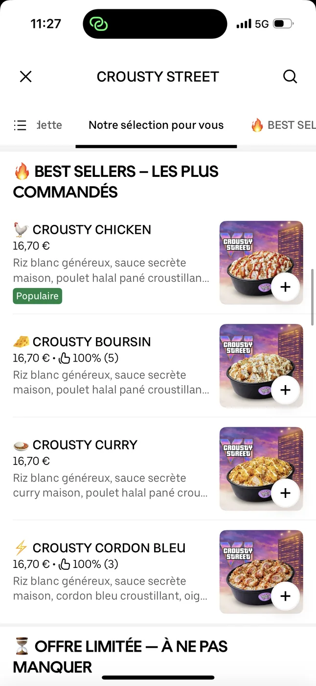 Menu marque virtuelle ExpertPlace