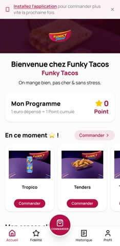 Application Funky Tacos