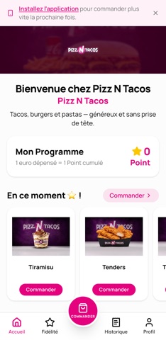 Application Pizz N Tacos
