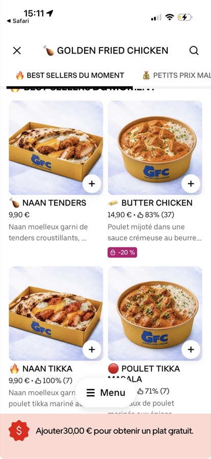 Capture Uber Eats Manager
