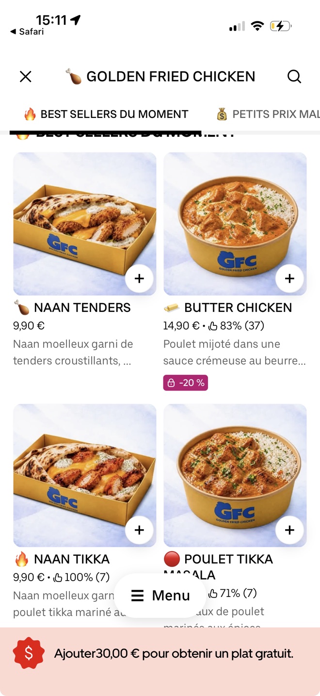 Capture Uber Eats Manager